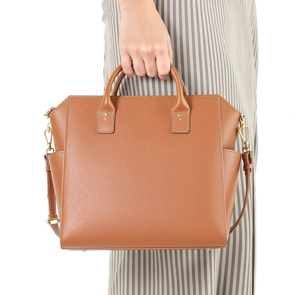 Structured Top Handle Bag